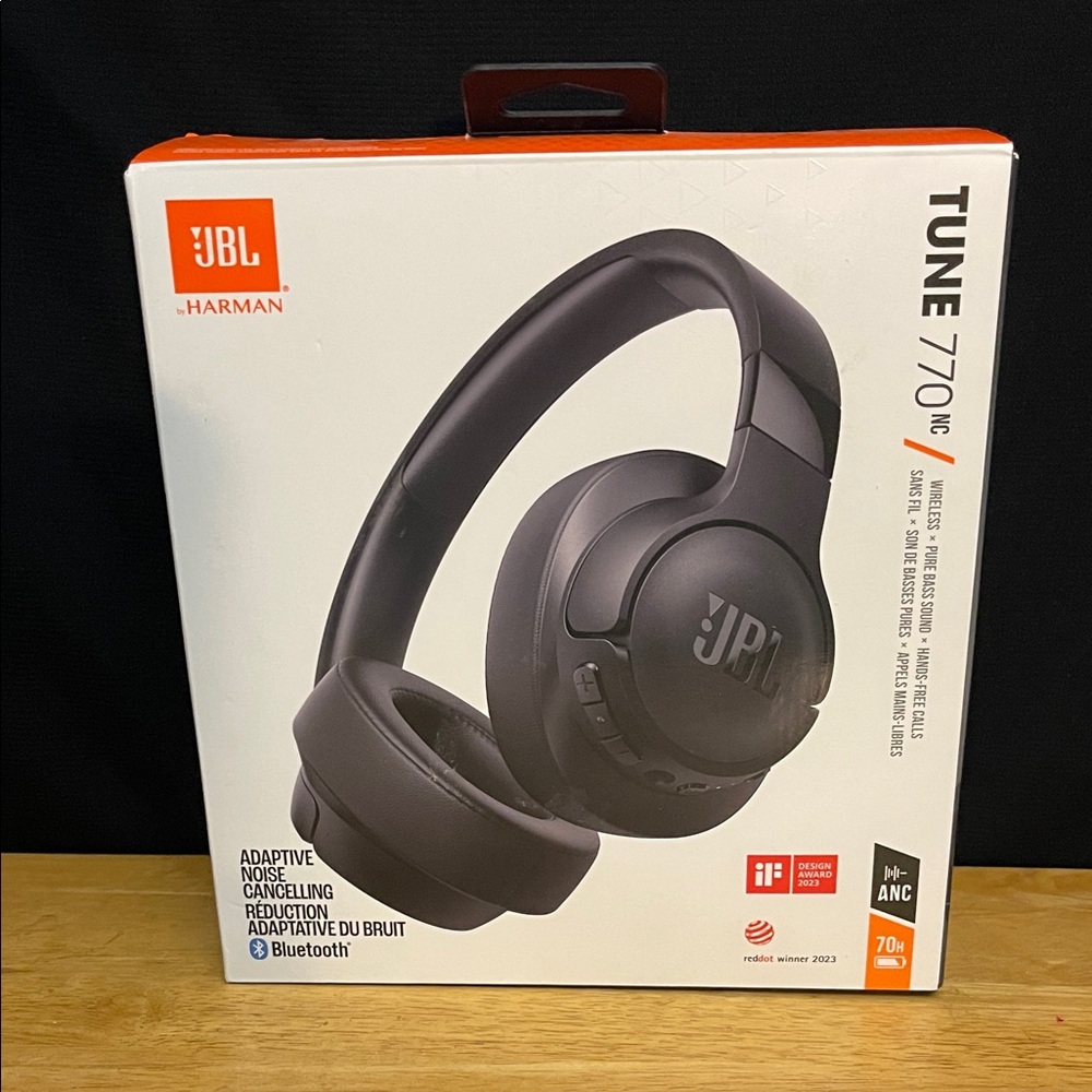 JBL Tune 770NC Black Wireless Headphones